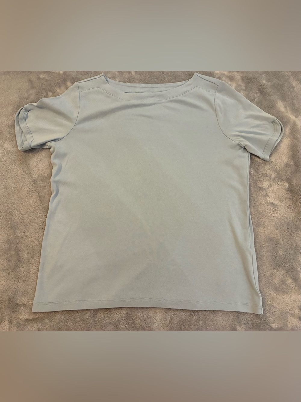Women’s Chico’s Brand Size 2 Short Sleeve Top - Light Blue